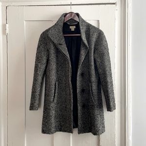 J Crew wool coat size 0 petite